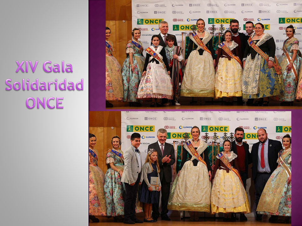  DOS FALLAS TORRENTINAS EN LA XIV GALA SOLIDARIDAD ONCE