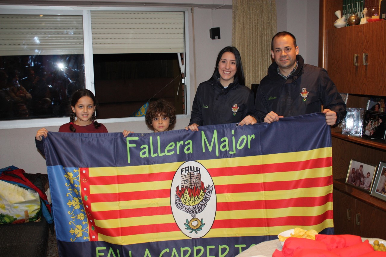  PUESTA DE BANDERAS FALLA CARRER TOLEDO