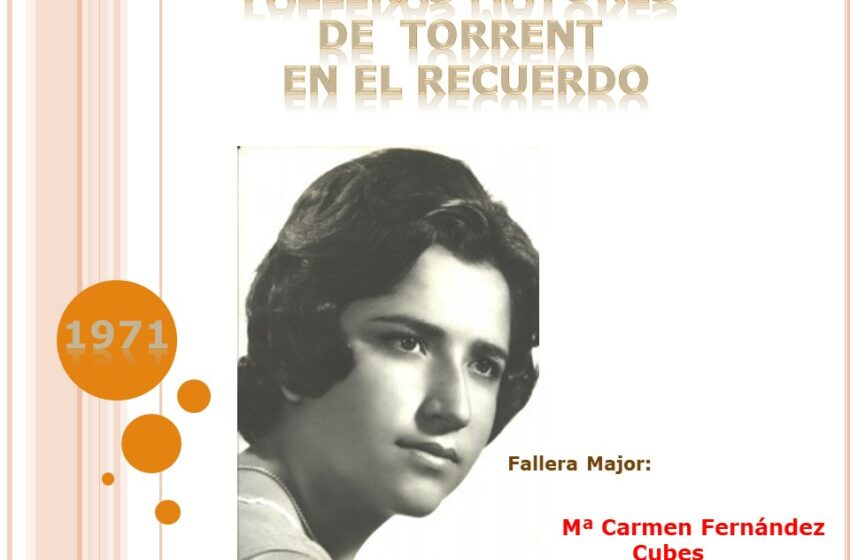  FALLERAS MAYORES DE  TORRENT  1971