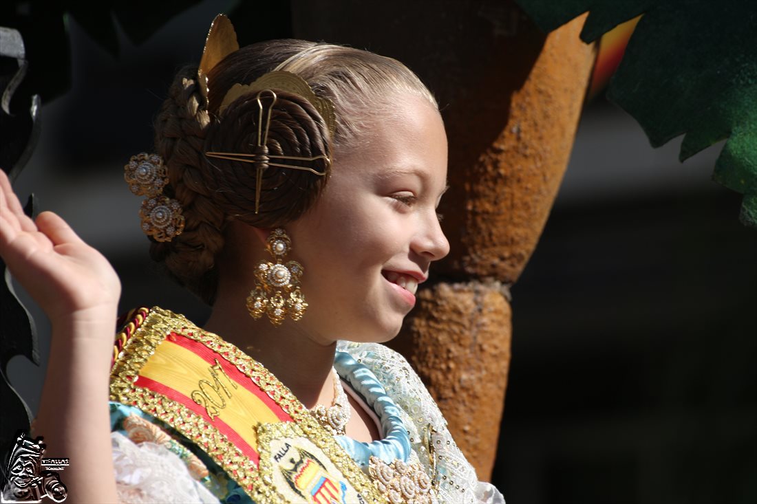  ALEXIA CANDIDATA A LA CORTE DE HONOR Y FALLERA MAYOR INFANTIL 2018