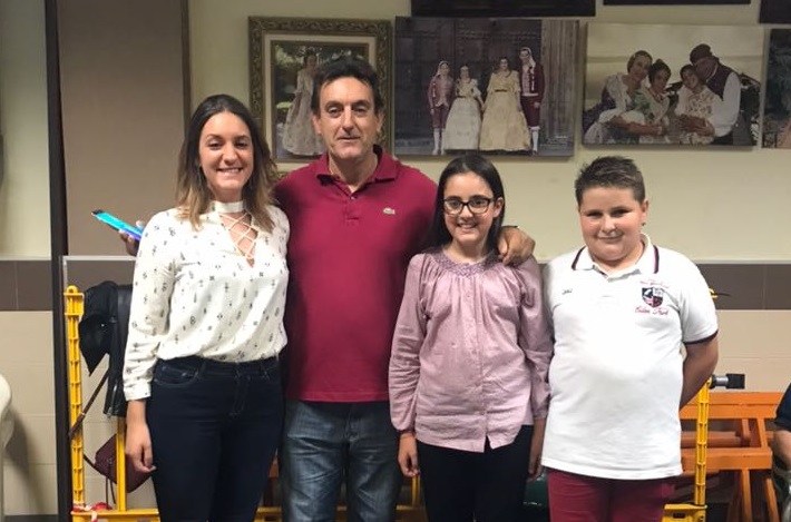  DANIEL LARA GARCÍA PRESIDENTE INFANTIL 2018 FALLA BARRI COTXERA