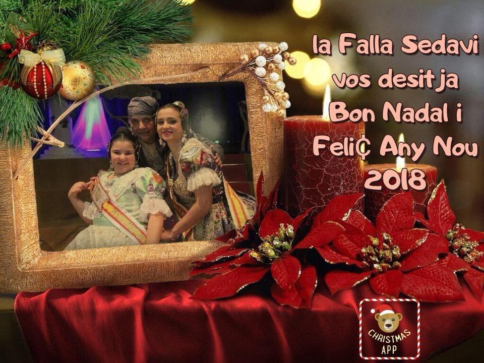  BON NADAL I FELIÇ ANY NOU 2018   FALLA SEDAVI.