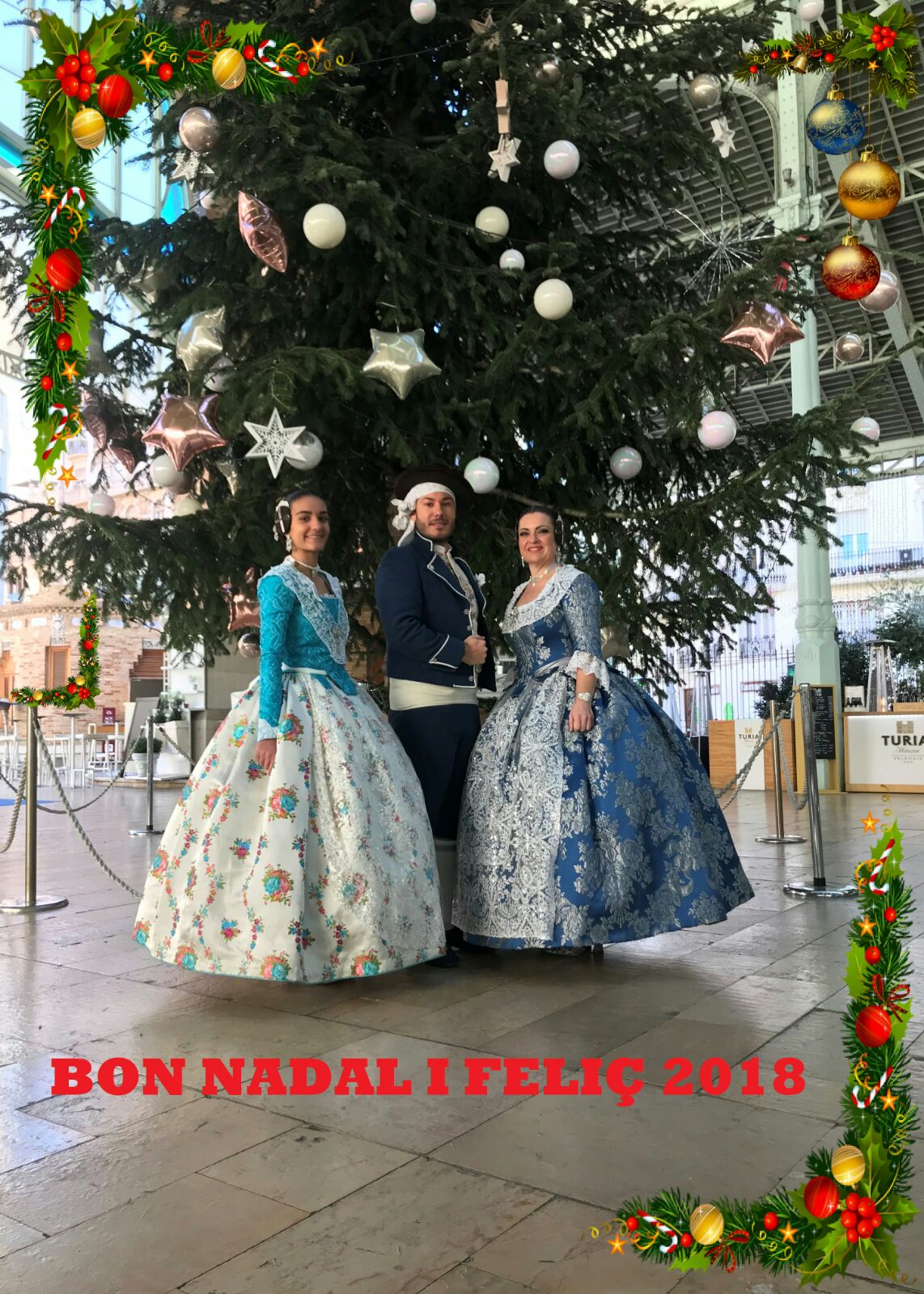  BON NADAL I FELIÇ ANY NOU 2018   FALLA ANGEL DEL ALCAZAR.