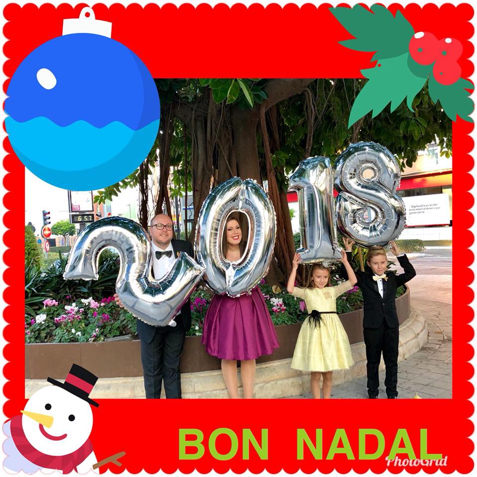  BON NADAL I FELIÇ ANY NOU 2018   FALLA NICOLAU ANDREU.