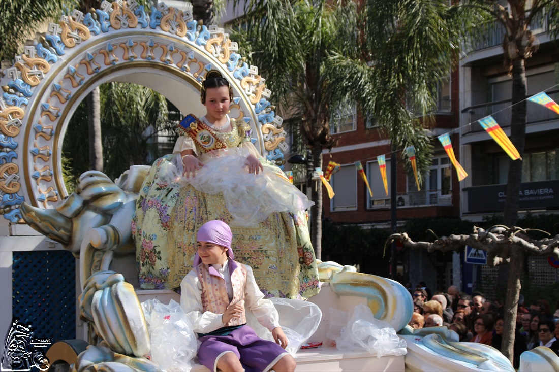  CABALGATA DEL NINOT INFANTIL TORRENT 2018  FALLA  POBLE NOU