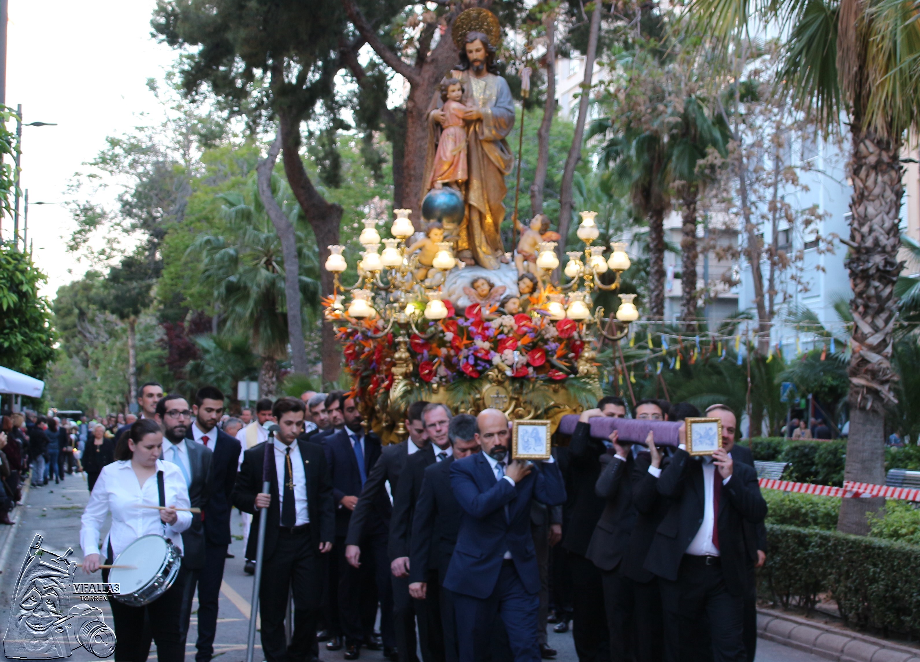  LAS FALLAS DE TORRENT EN LA PROCESIÓN EN HONOR A SAN JOSE.