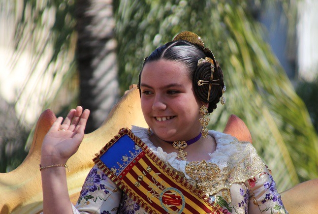  PAULA SÁNCHEZ DE LAS HERAS JUARES, 14ª CANDIDATA A LA CORTE DE HONOR Y FALLERA MAYOR INFANTIL 2019