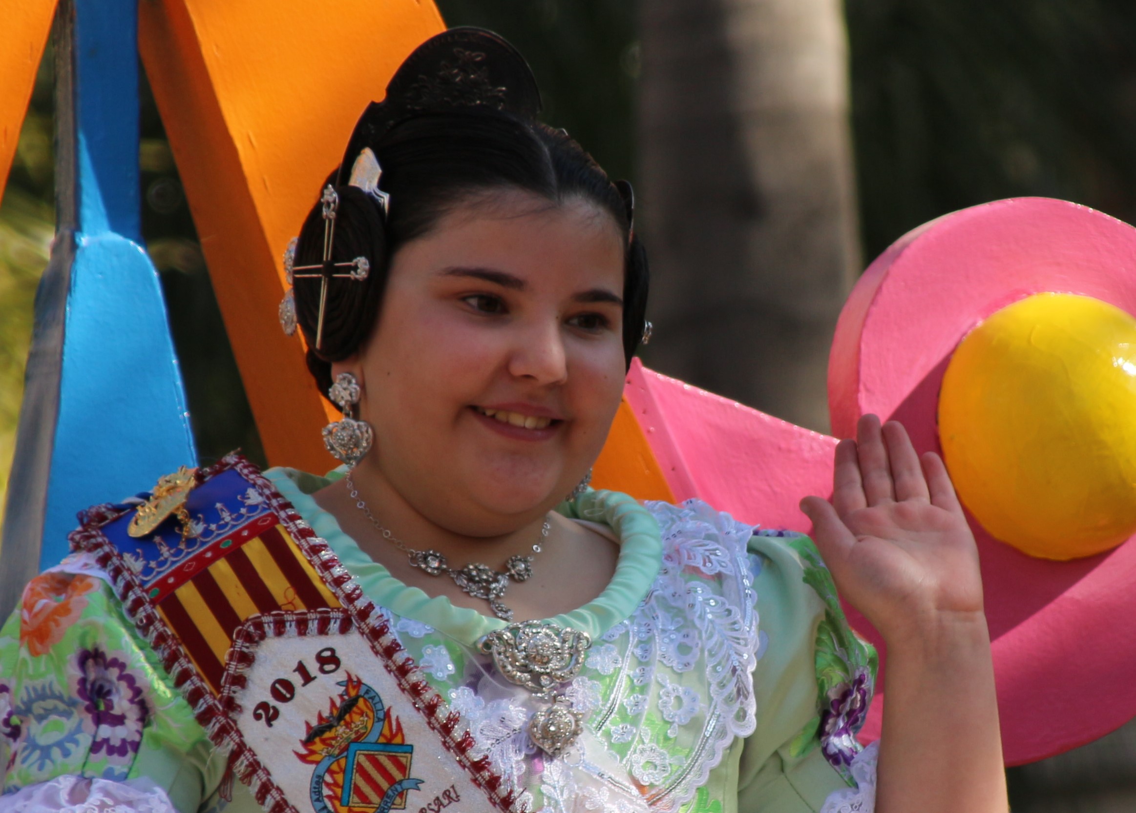  RUTH LLORENS GARRIDO, 12ª CANDIDATA A LA CORTE DE HONOR Y FALLERA MAYOR  INFANTIL 2019