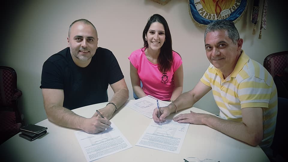  FIRMA DE CONTRATO ARTISTA FALLERO, FALLA ANTONI PARDO