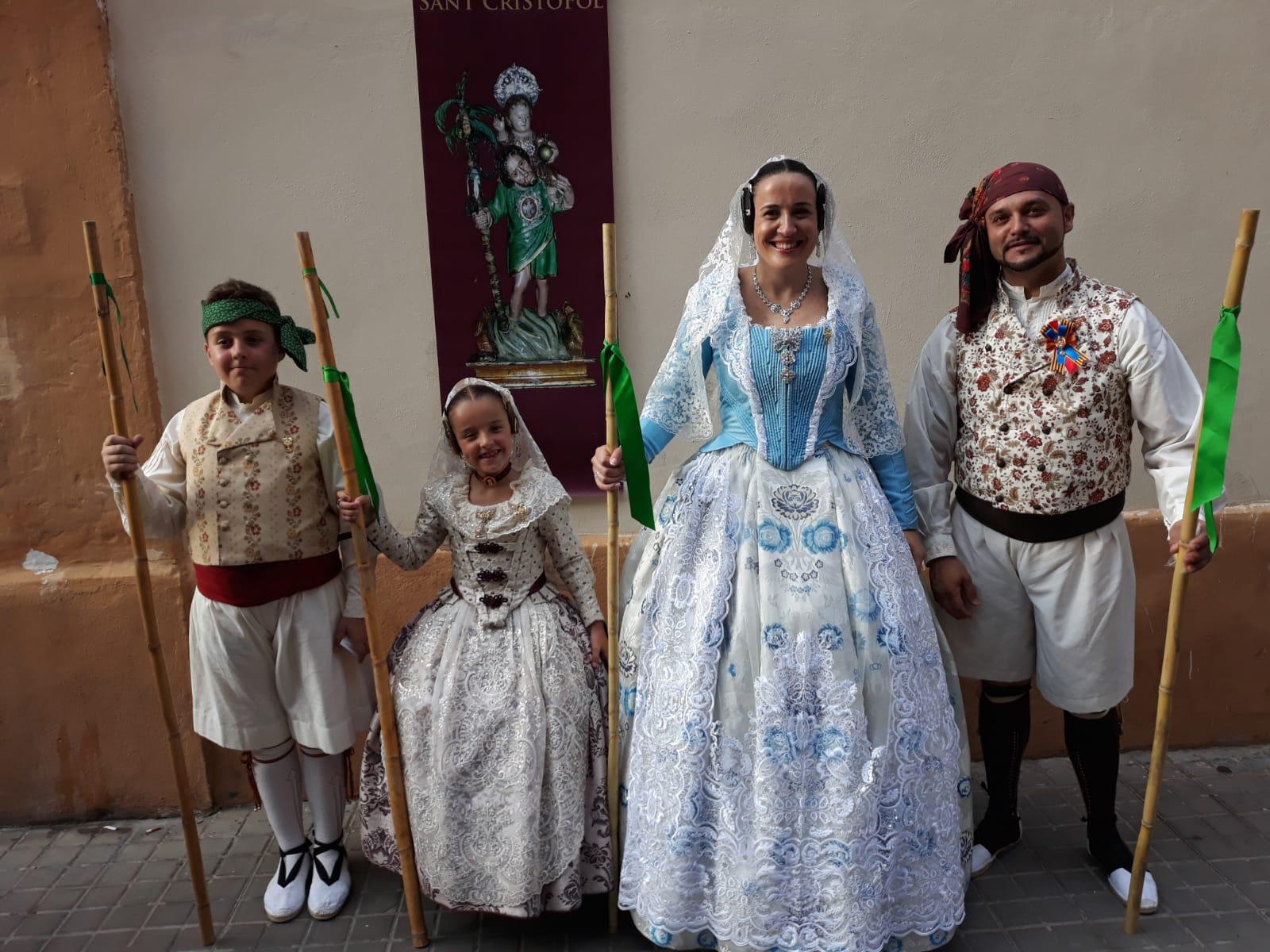  LA FALLA SAN VALERIANO EN LA FIESTA DE SAN CRISTÓBAL DE VALENCIA