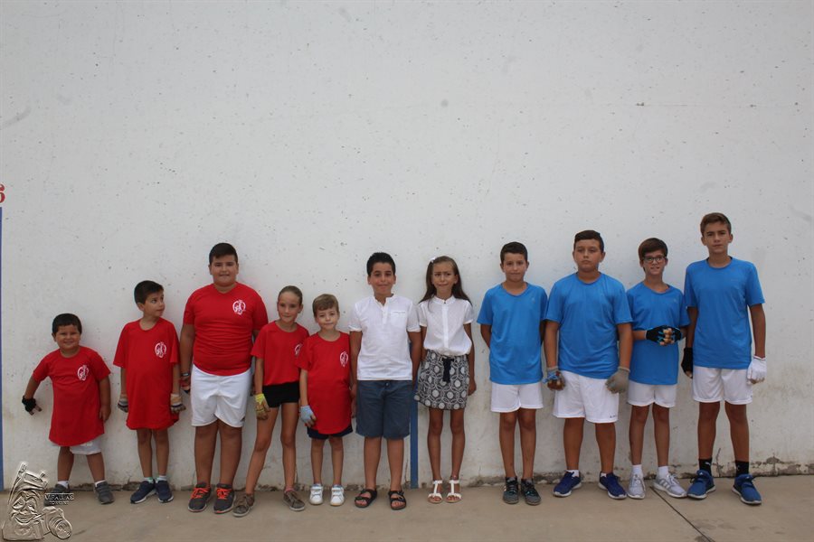  INAUGURACIÓN VI CAMPIONAT DE PILOTA VALENCIANA MODALIDAD “RASPALL INFANTIL”