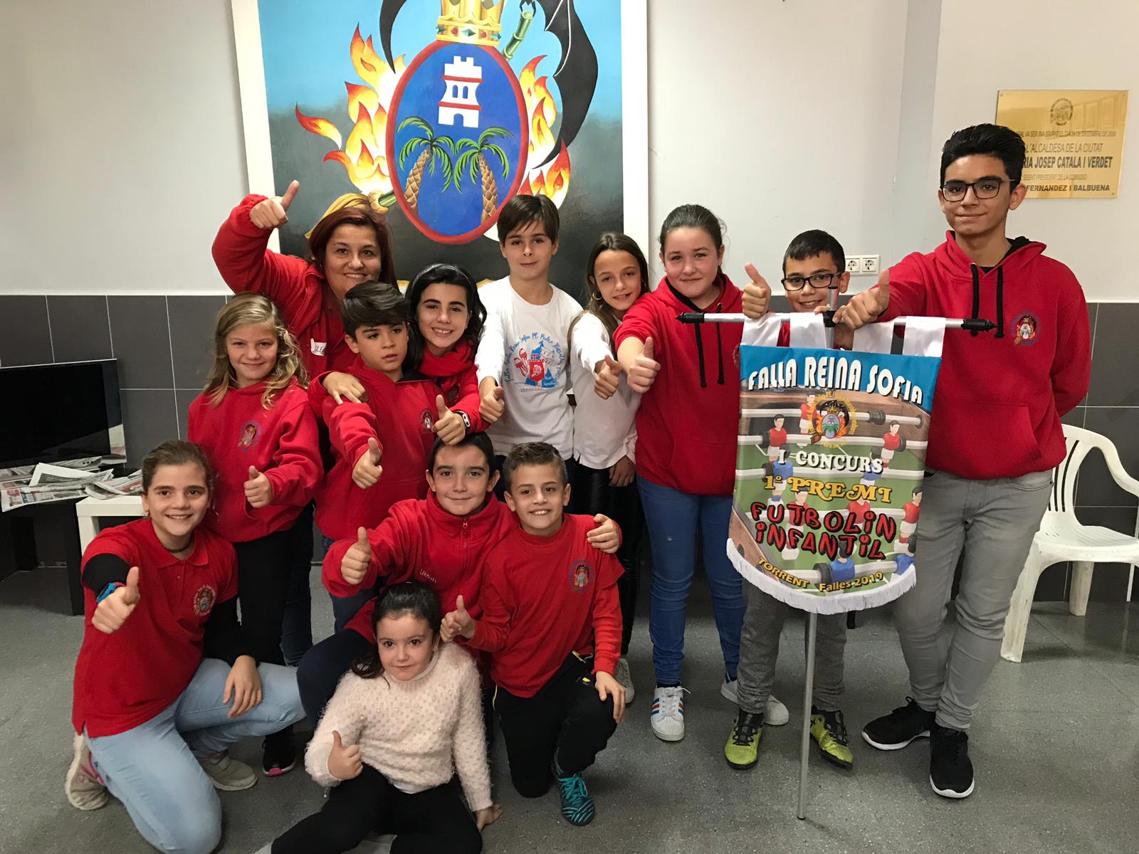  I CAMPEONATO INFANTIL DE FUTBOLIN, FALLA AV. REINA SOFIA