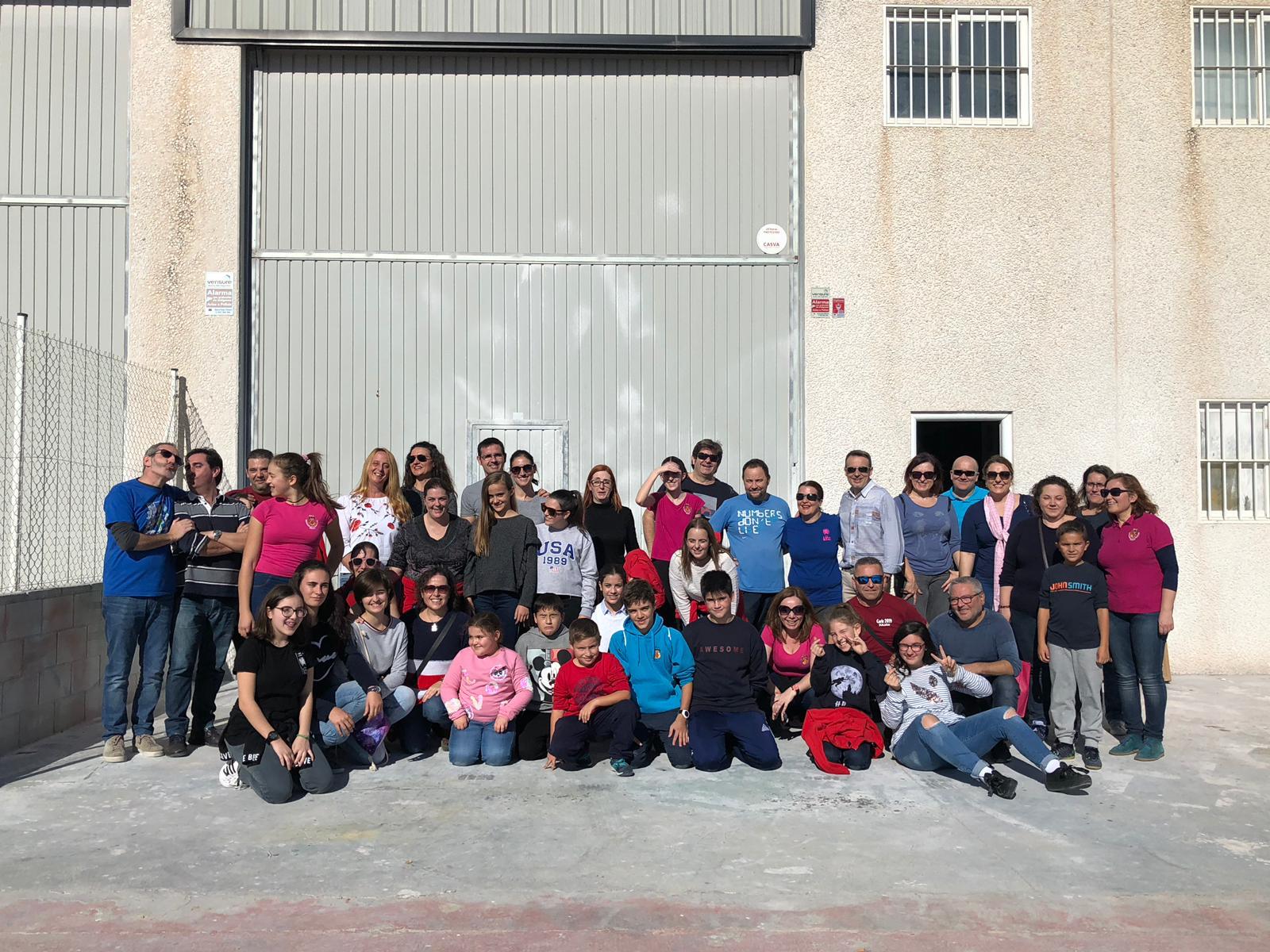  VISITA A LOS TALLERES DE LOS ARTISTAS FALLEROS, PACO GINER Y RAMÓN SOLAZ.