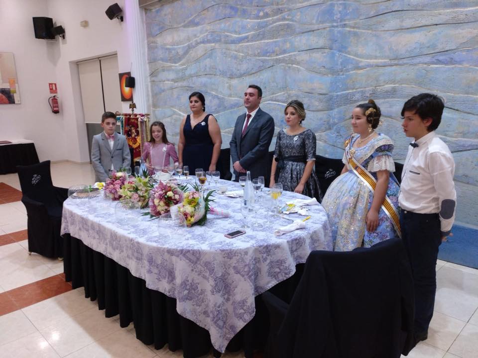  CENA PROCLAMACIÓN FALLERAS MAYORES  2019 FALLA PLAÇA SANT ROC