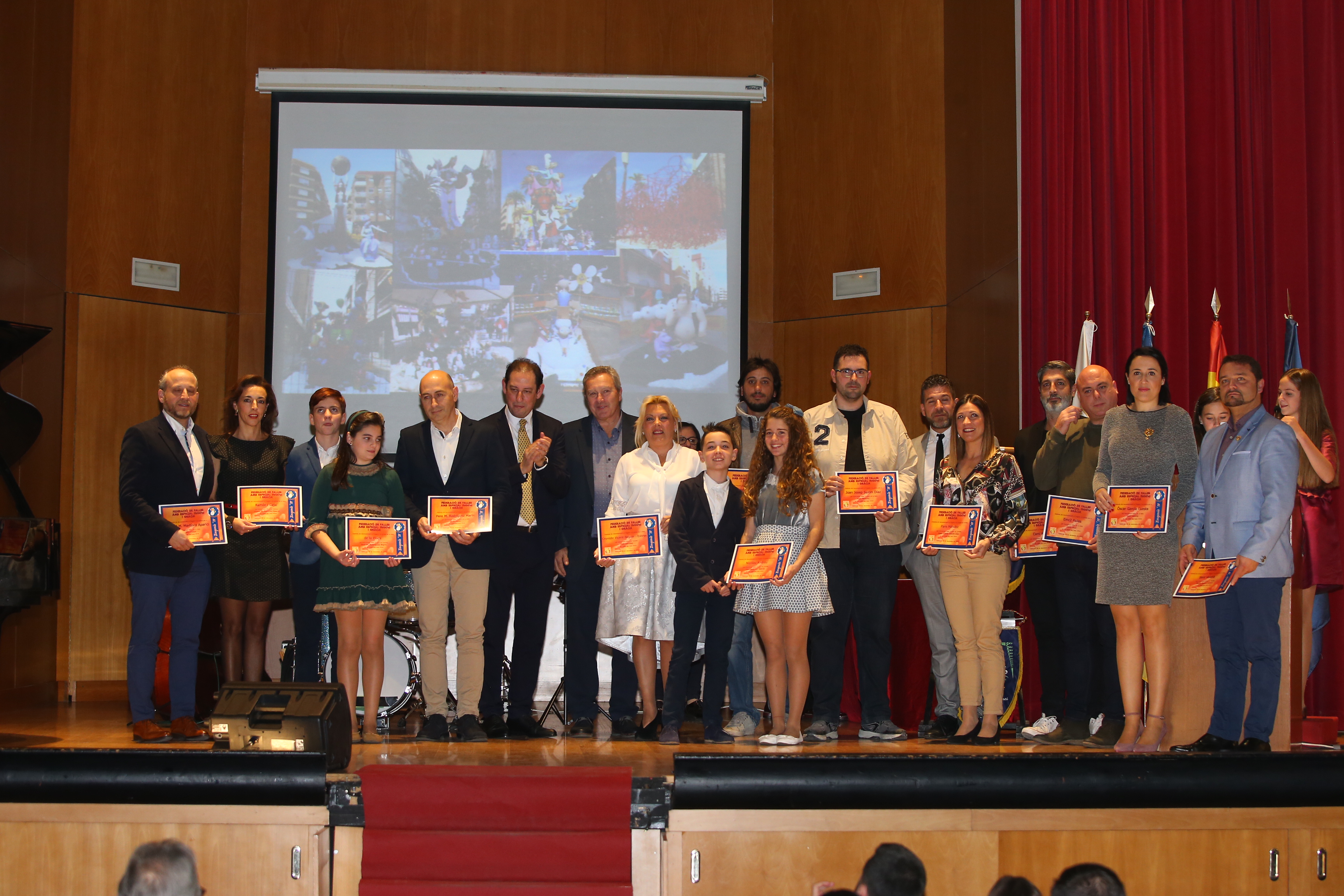  LAS FALLAS DE TORRENT EN LA ENTREGA DE PREMIOS DE LA GALA DELS EUGENI 2018