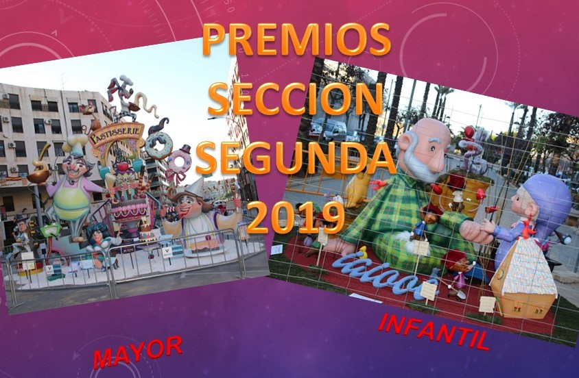  PREMIOS FALLA SECCIÓN SEGUNDA 2019