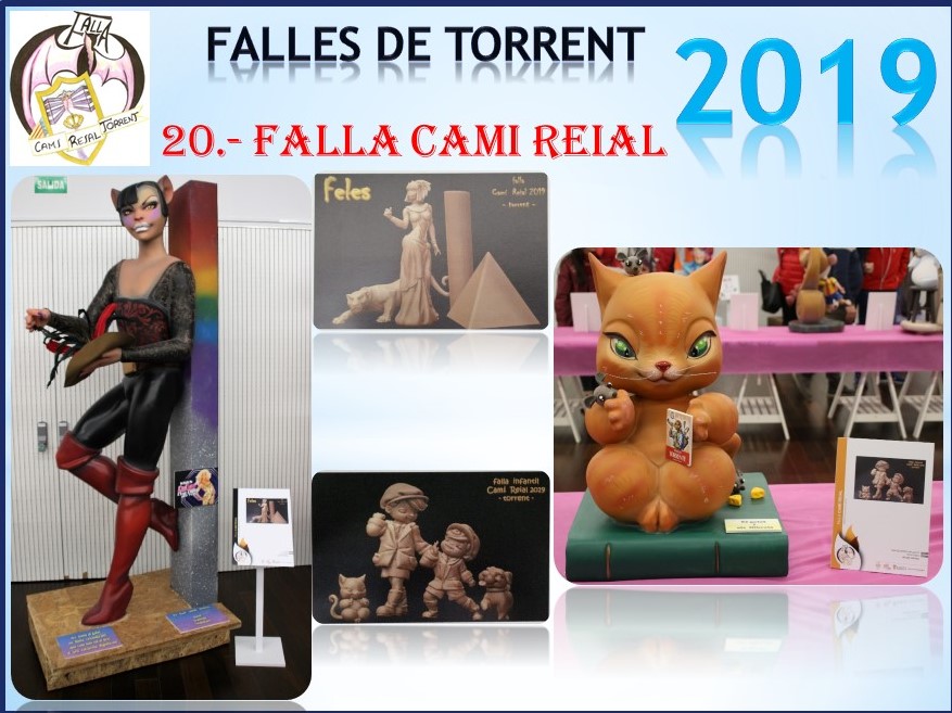  NINOTS EXPOSICIÓN Y BOCETOS FALLAS  2019 FALLA CAMI REIAL