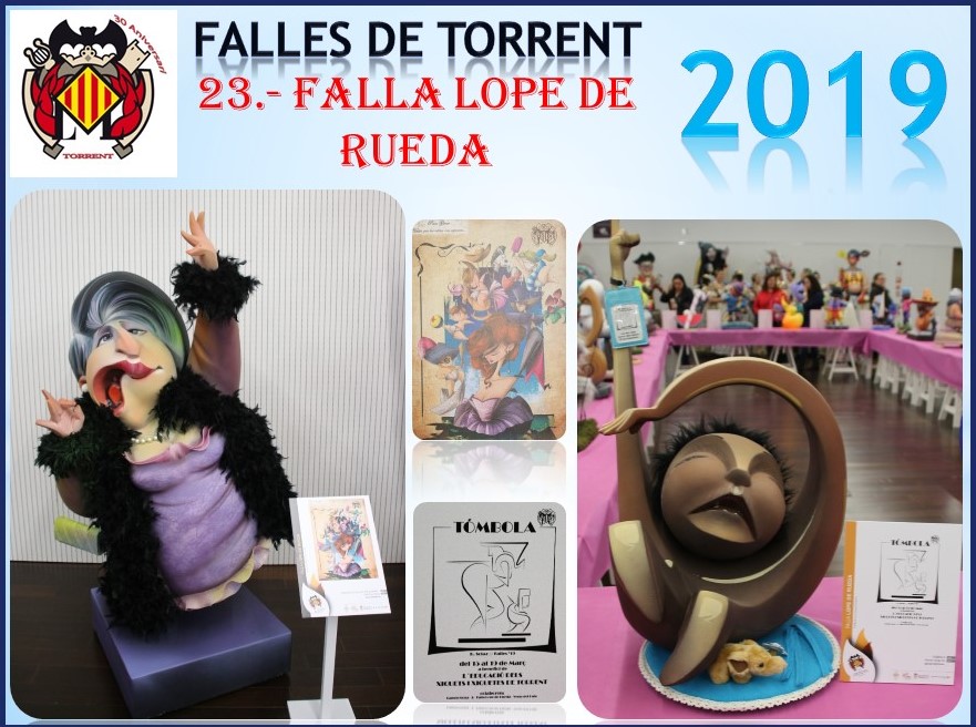  NINOTS EXPOSICIÓN Y BOCETOS FALLAS  2019 FALLA LOPE DE RUEDA