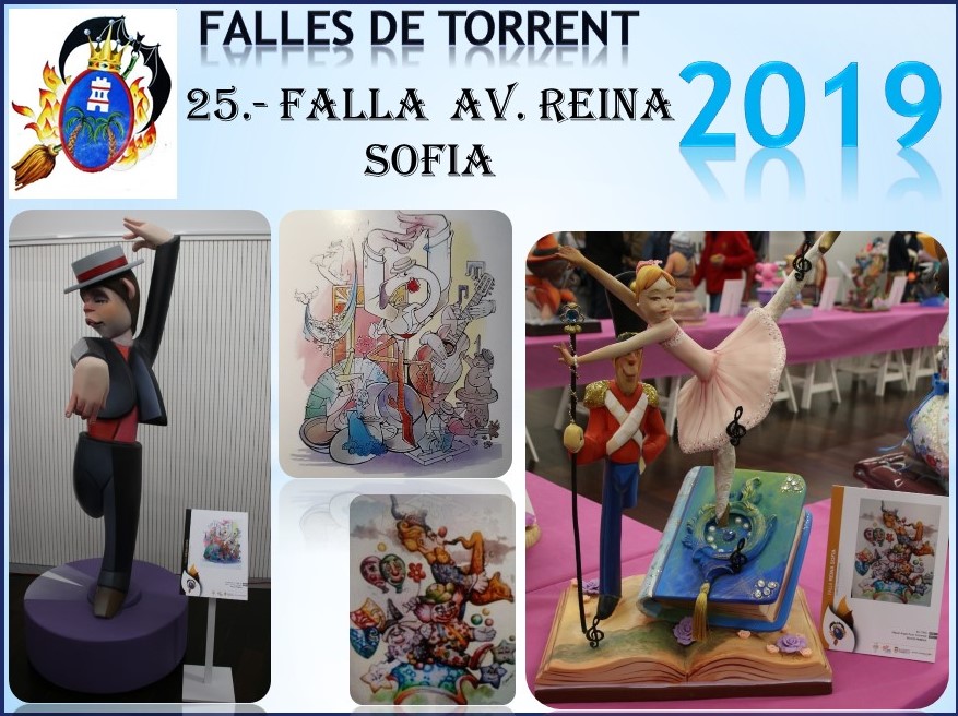  ﻿NINOTS EXPOSICIÓN Y BOCETOS FALLAS  2019 FALLA AV. REINA SOFÍA