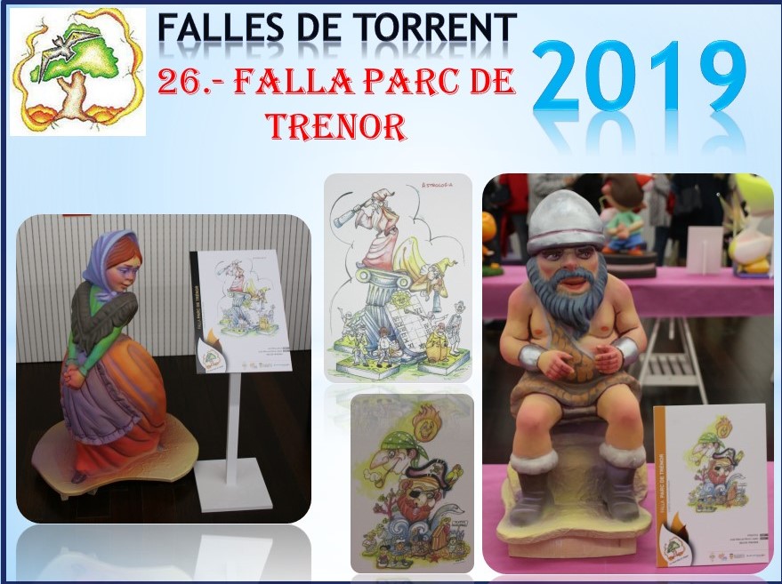  NINOTS EXPOSICIÓN Y BOCETOS FALLAS  2019 FALLA PARC DE TRENOR