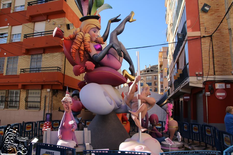  FOTOS FALLAS  2019 FALLA SANTS PATRONS