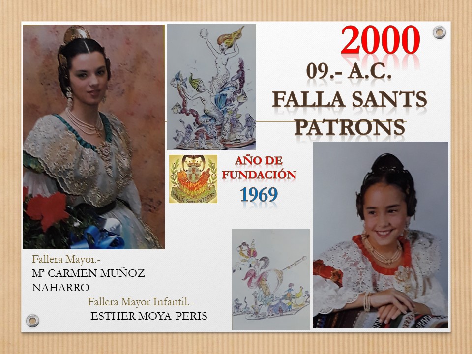  FALLAS EN EL RECUERDO AÑO 1998 FALLA SANTS PATRONS