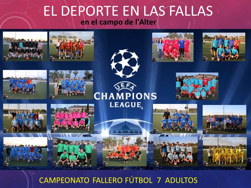  RESULTADOS CAMPEONATO FALLERO FÚTBOL 7 del 31/05 al 07/06