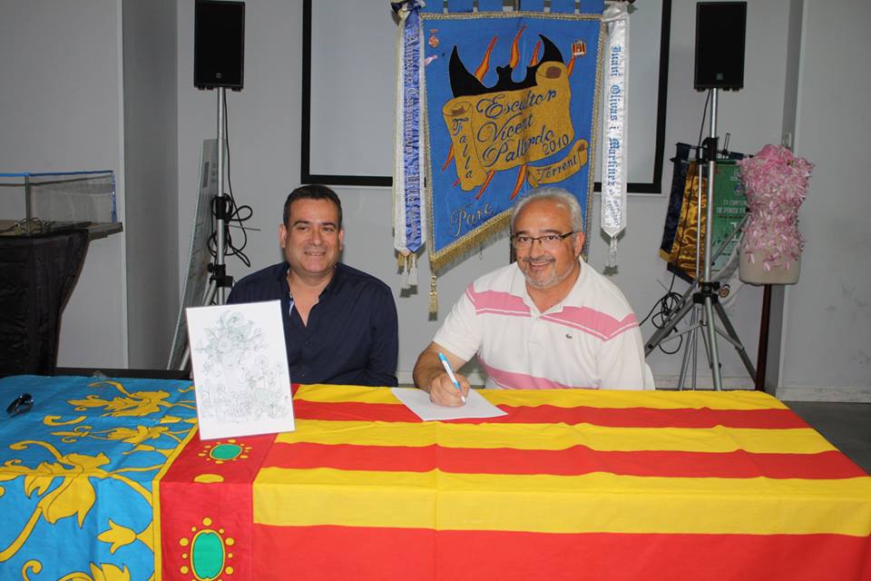  FIRMA DE CONTRATOSFALLA ESCULTOR VICENTE PALLARDO