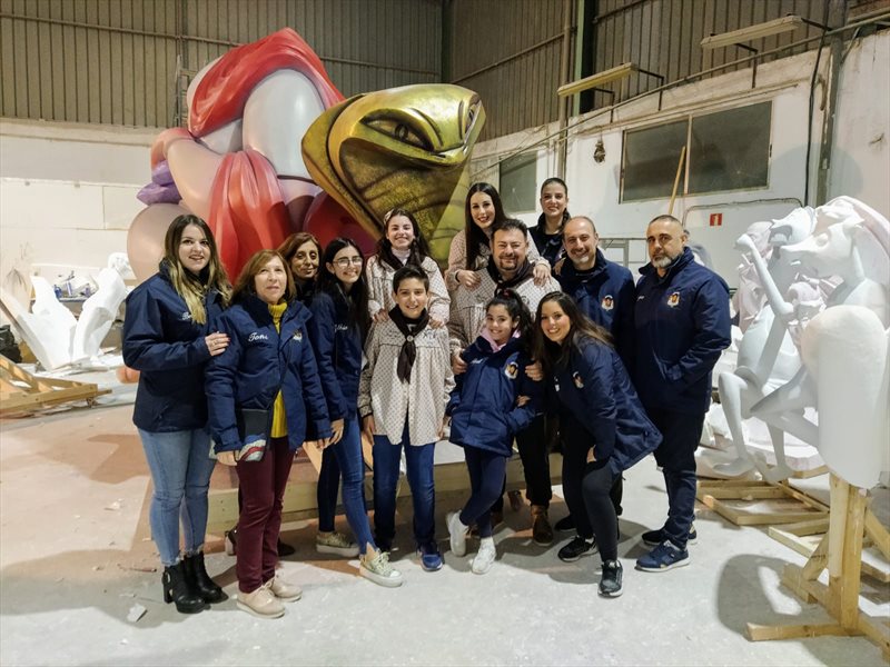  VISITA AL TALLER DEL ARTISTA FALLERO ALBERTO RIBERA