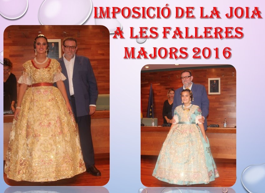  PROCLAMACIÓN OFICIAL FALLERAS MAYORES 2016.