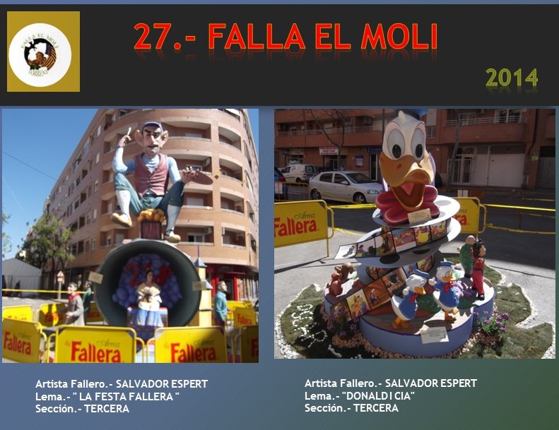  NUESTRAS FALLAS 2014 FALLA EL MOLI