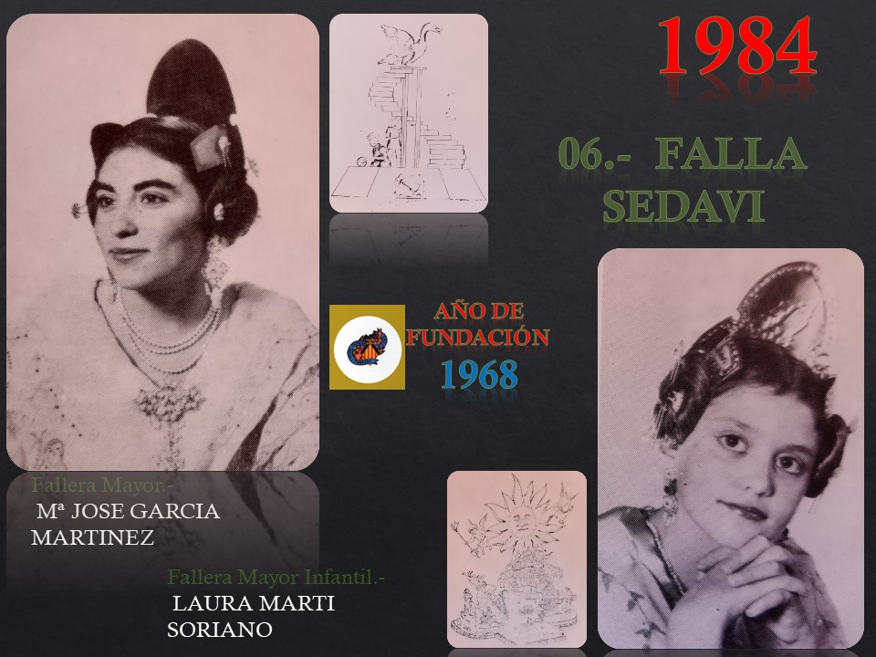  FALLAS EN EL RECUERDO AÑO 1984 FALLA SEDAVI