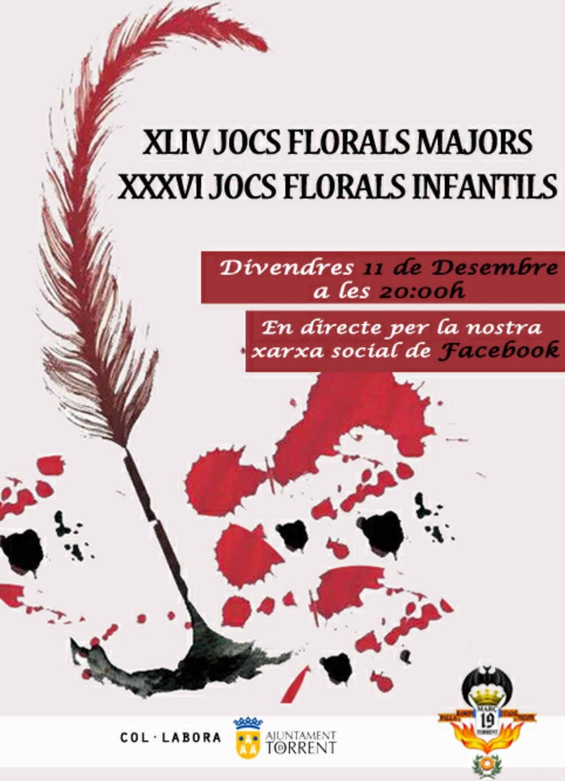  XLIV JOCS FLORALS FALLLERS  i XXXVI JOCS FLORALS FALLERS INFANTILS DE TORRENT.