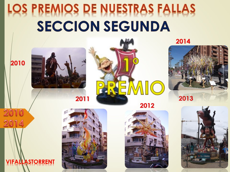  LOS PRIMEROS DE SEGUNDA 2010 AL 2014