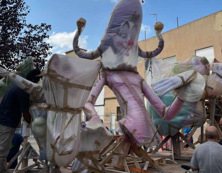  LLEGADA DE LA FALLA CARRER TOLEDO