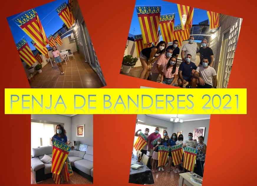  PENJA DE BANDERES FALLERES MAJORS FALLA SANTS PATRONS