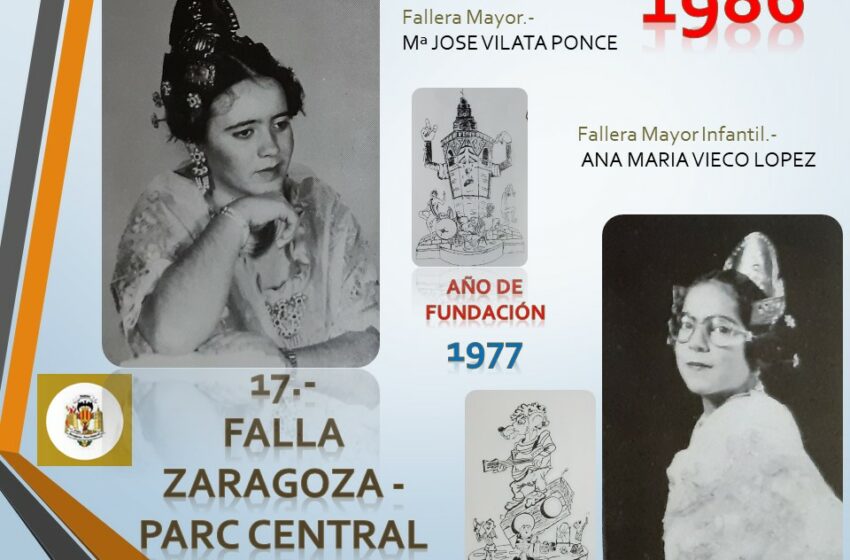  FALLAS EN EL RECUERDO AÑO 1986 FALLA ZARAGOZA – PARC CENTRAL