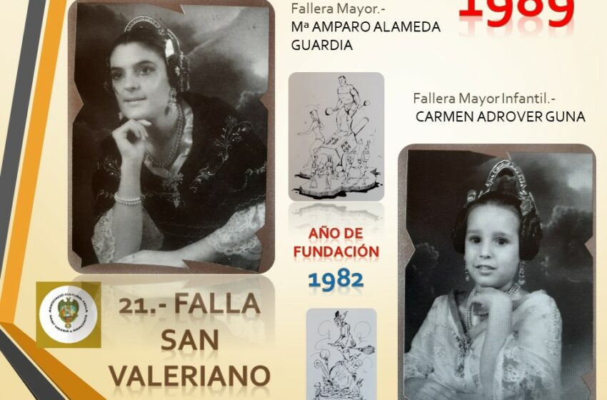  FALLAS EN EL RECUERDO AÑO 1989, FALLA SAN VALERIANO