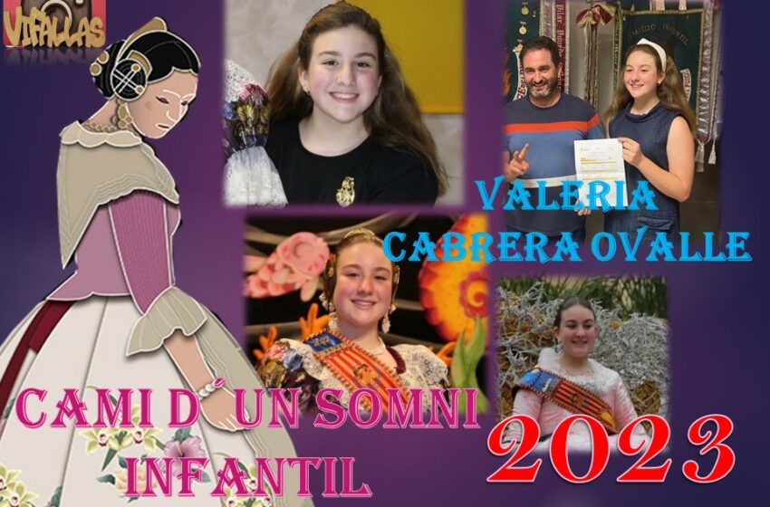  VALERIA CABRERA OVALLE, CANDIDATA A CORTE DE HONOR Y FMI 2023  DE TORRENT