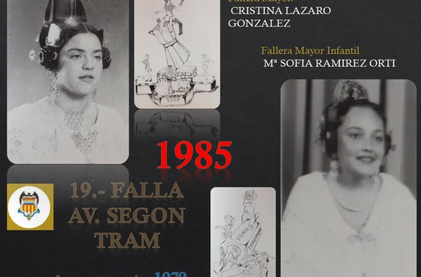  FALLAS EN EL RECUERDO AÑO 1985, FALLA  SEGON TRAM  AVINGUDA