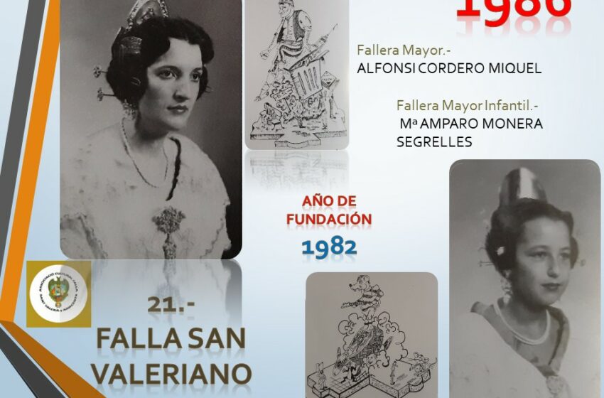  FALLAS EN EL RECUERDO AÑO 1986, FALLA SAN VALERIANO