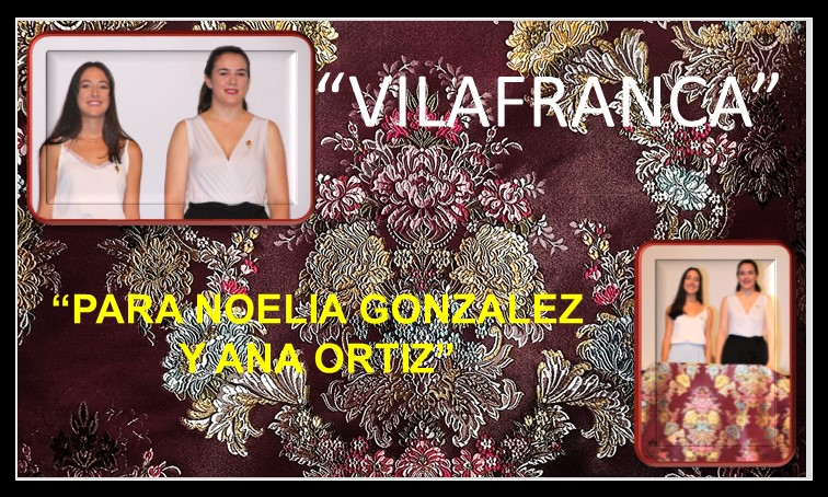  “VILAFRANCA” PARA NOELIA GONZALEZ Y ANA ORTIZ