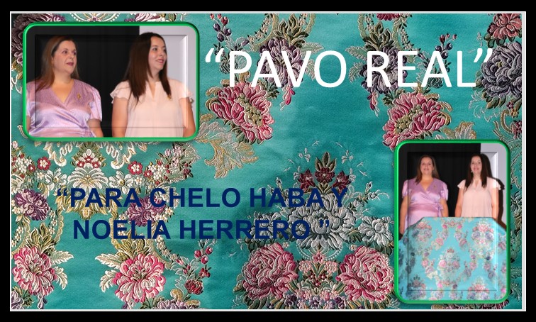  “PAVO REAL” PARA CHELO HABA Y NOELIA HERRERO