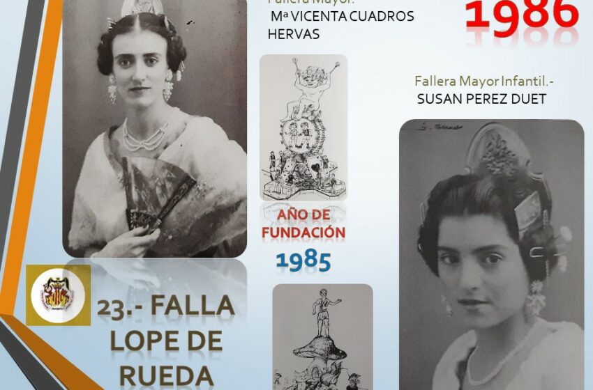  FALLAS EN EL RECUERDO AÑO 1986, FALLA LOPE DE RUEDA