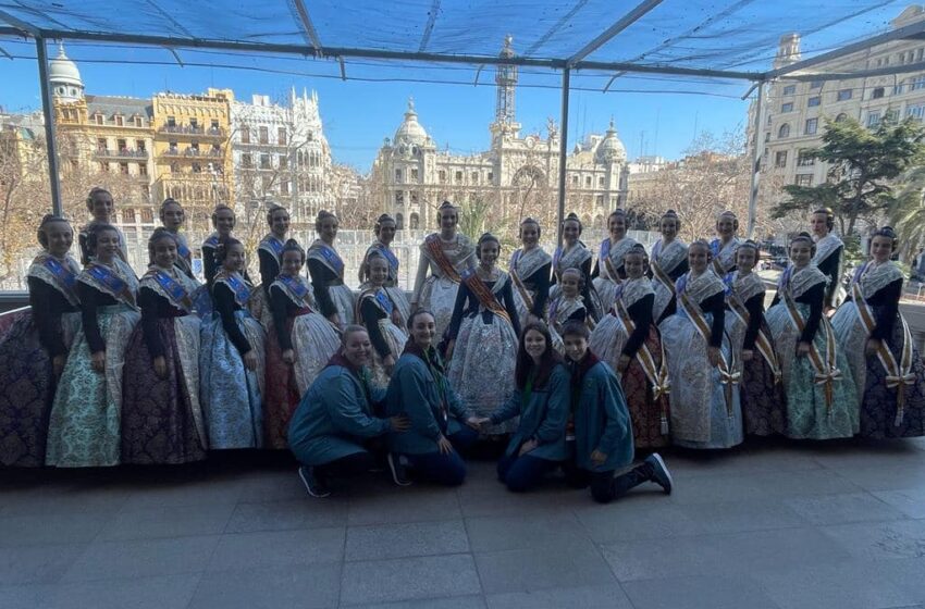  LOS MAXIMOS REPRESENTANTES EN LA MASCLETA DE VALENCIA