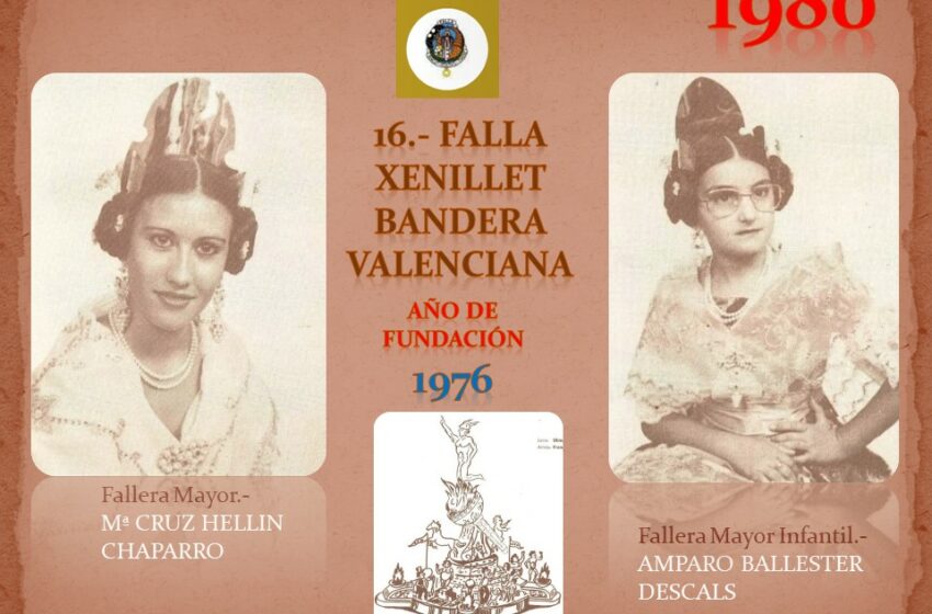  FALLAS EN EL RECUERDO AÑO 1980  FALLA XENILLET