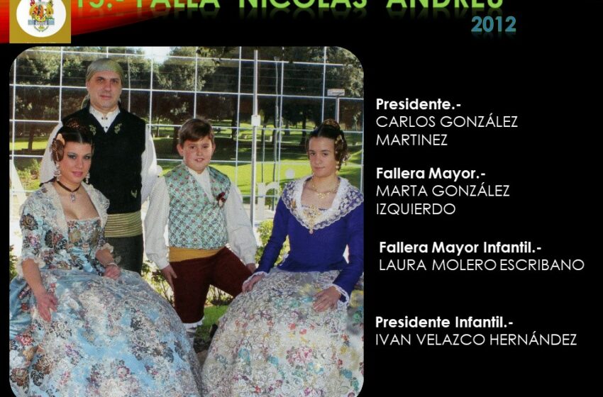  FALLAS EN EL RECUERDO DEL AÑO 2012